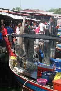 ペナンの魚市場