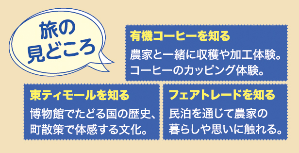 東ティモールフェアトレードコーヒーツアー2019の見どころ！